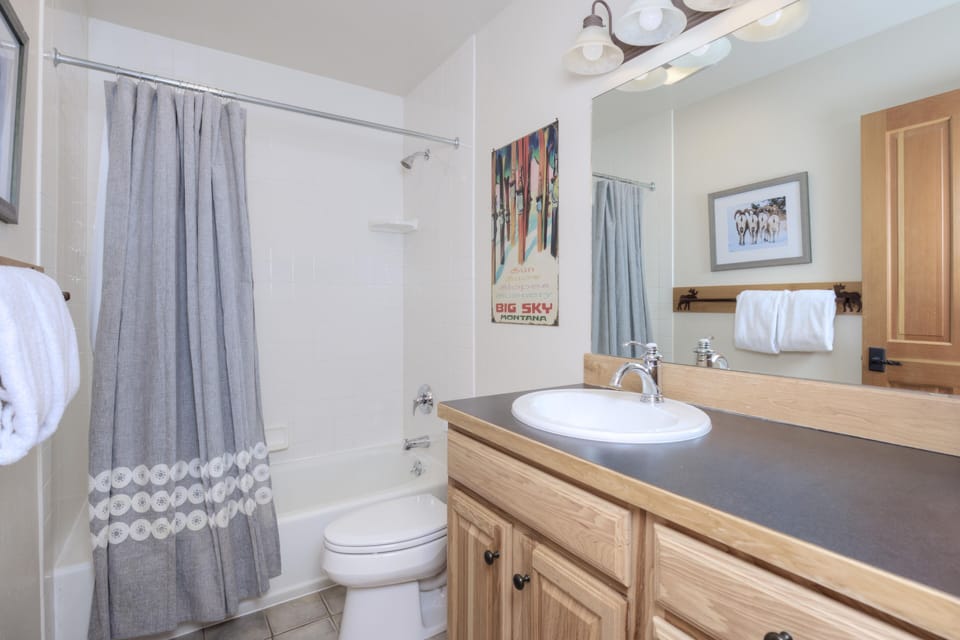Bathroom on main level.