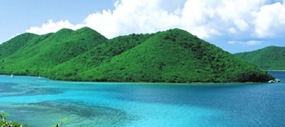 View of Mary's Point on hike to Waterlemon Bay