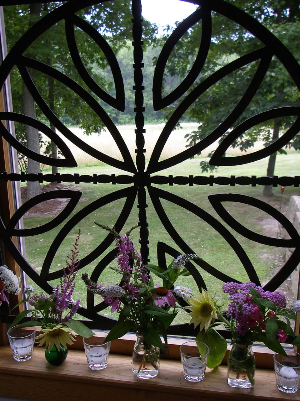 Meadow Rock Farm and summer flowers