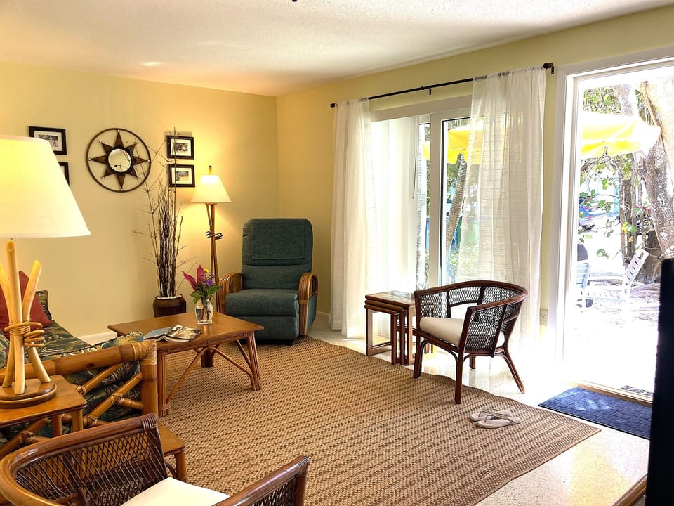 View from Living Area to Your Private patio