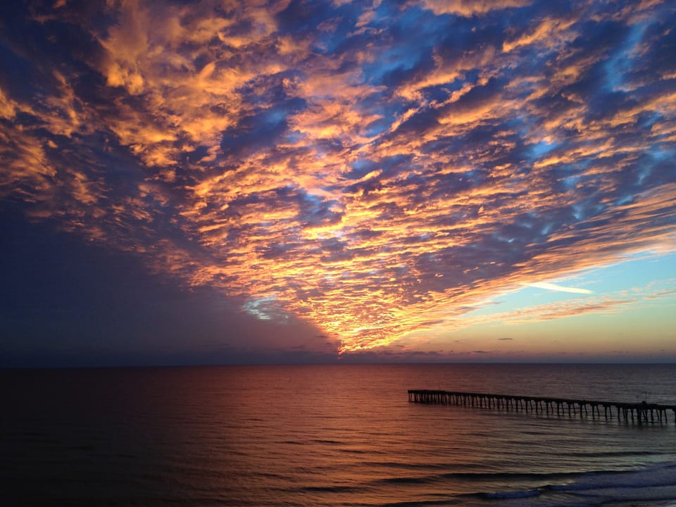 Each sunset from our balcony is another masterpiece!
