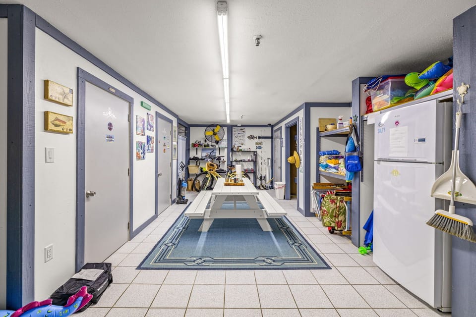 BEACH CAVE LOCATED IN THE GARAGE AREA