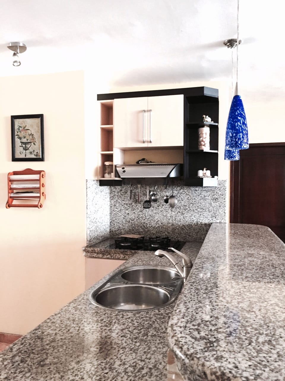 Gas stove.