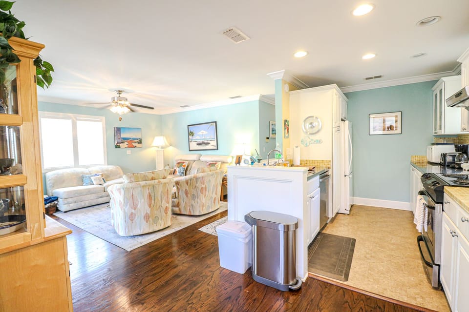 Kitchen and Living Room