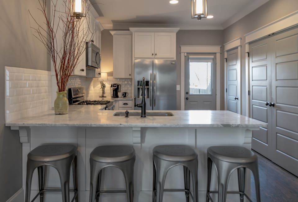 Enjoy an open kitchen design