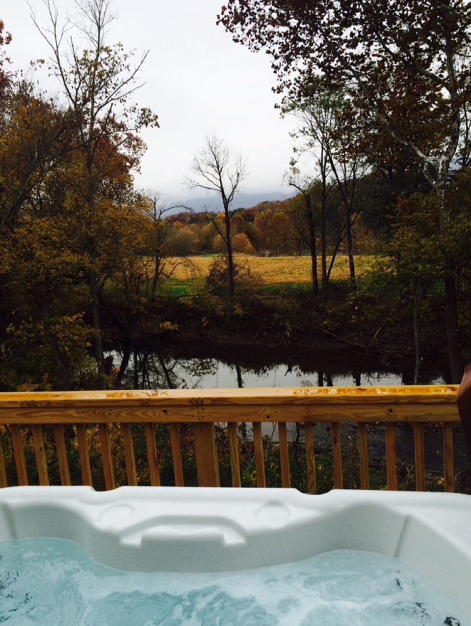 hot tub what a view!
