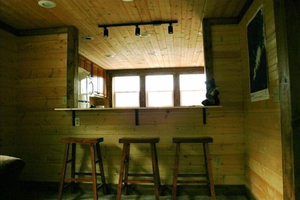 Bar between the Living Room and Kitchen
