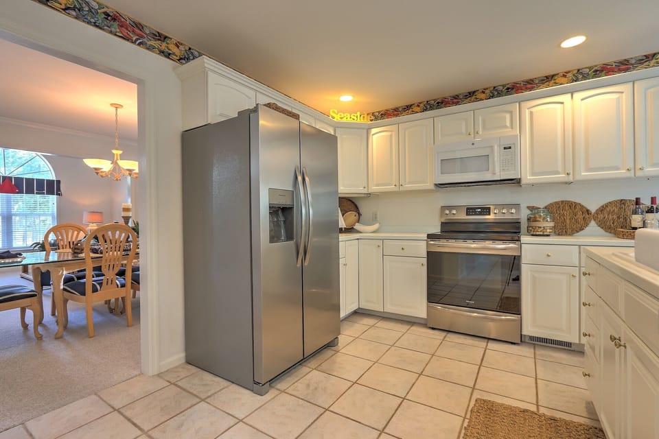 Kitchen with New Stainless Appliances