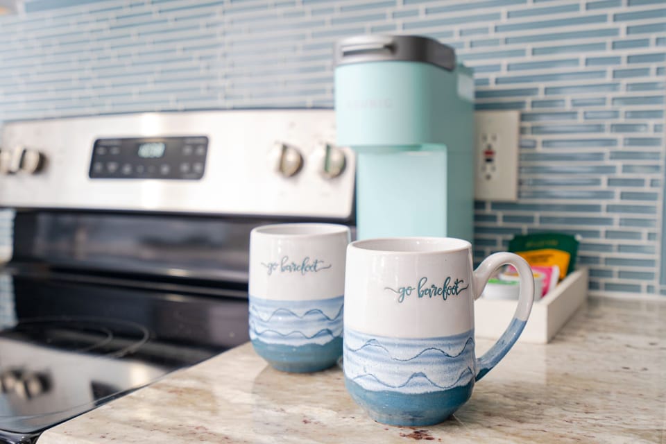 Ahhh!  Your first cup of coffee is on us!