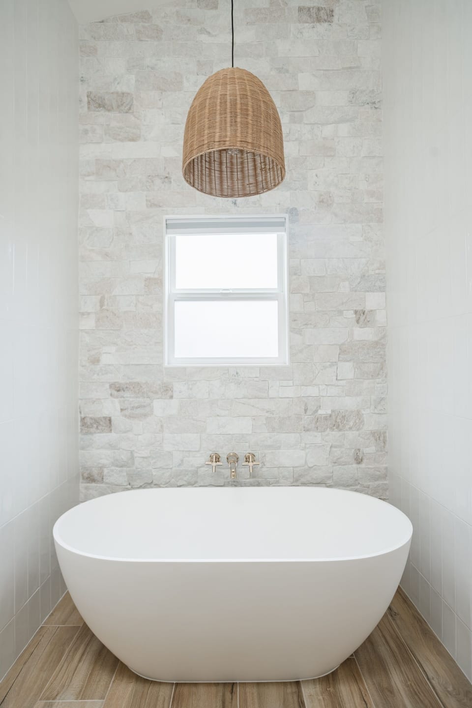 Private primary bath attached to primary bedroom(#1). Soaking tub.