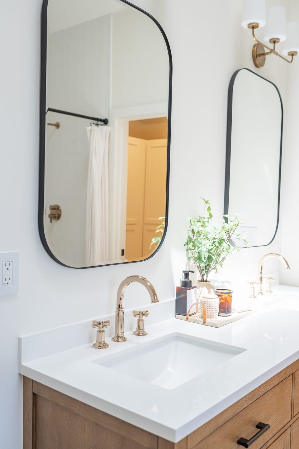 Private primary bath attached to primary bedroom(#1)-Upstairs