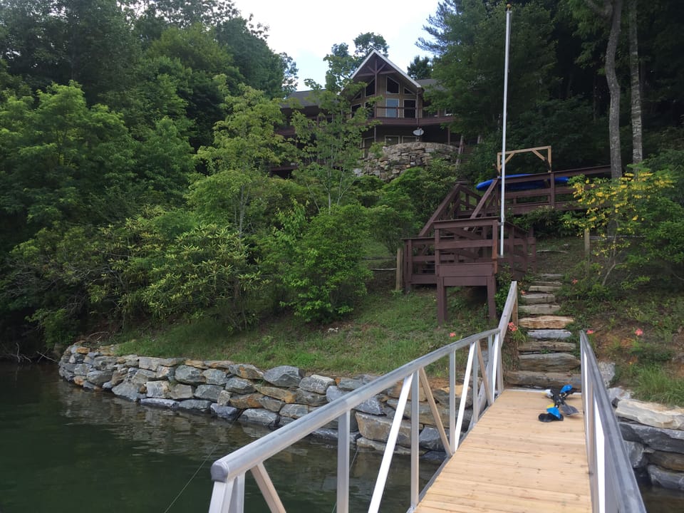 Ramp to new larger dock