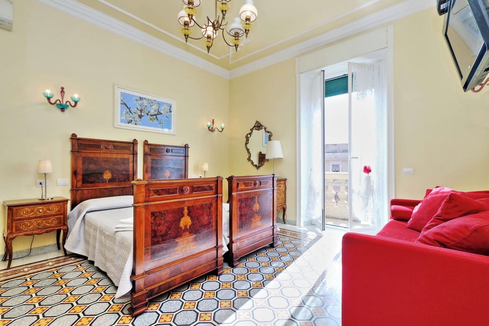 Room 1- single beds