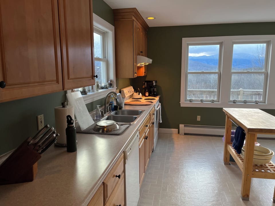 Fully stocked kitchen