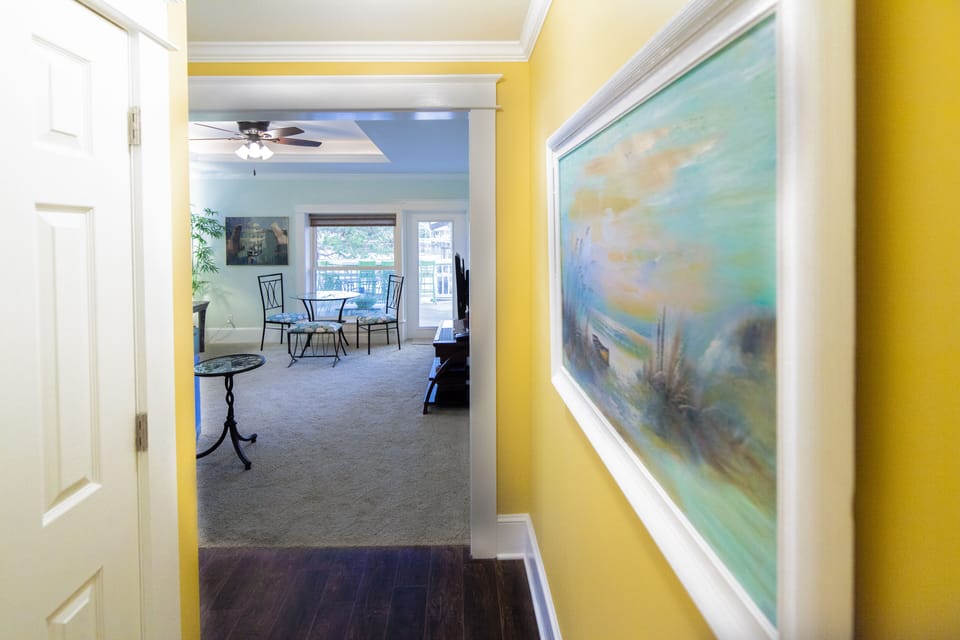 Hallway from kitchen to living room