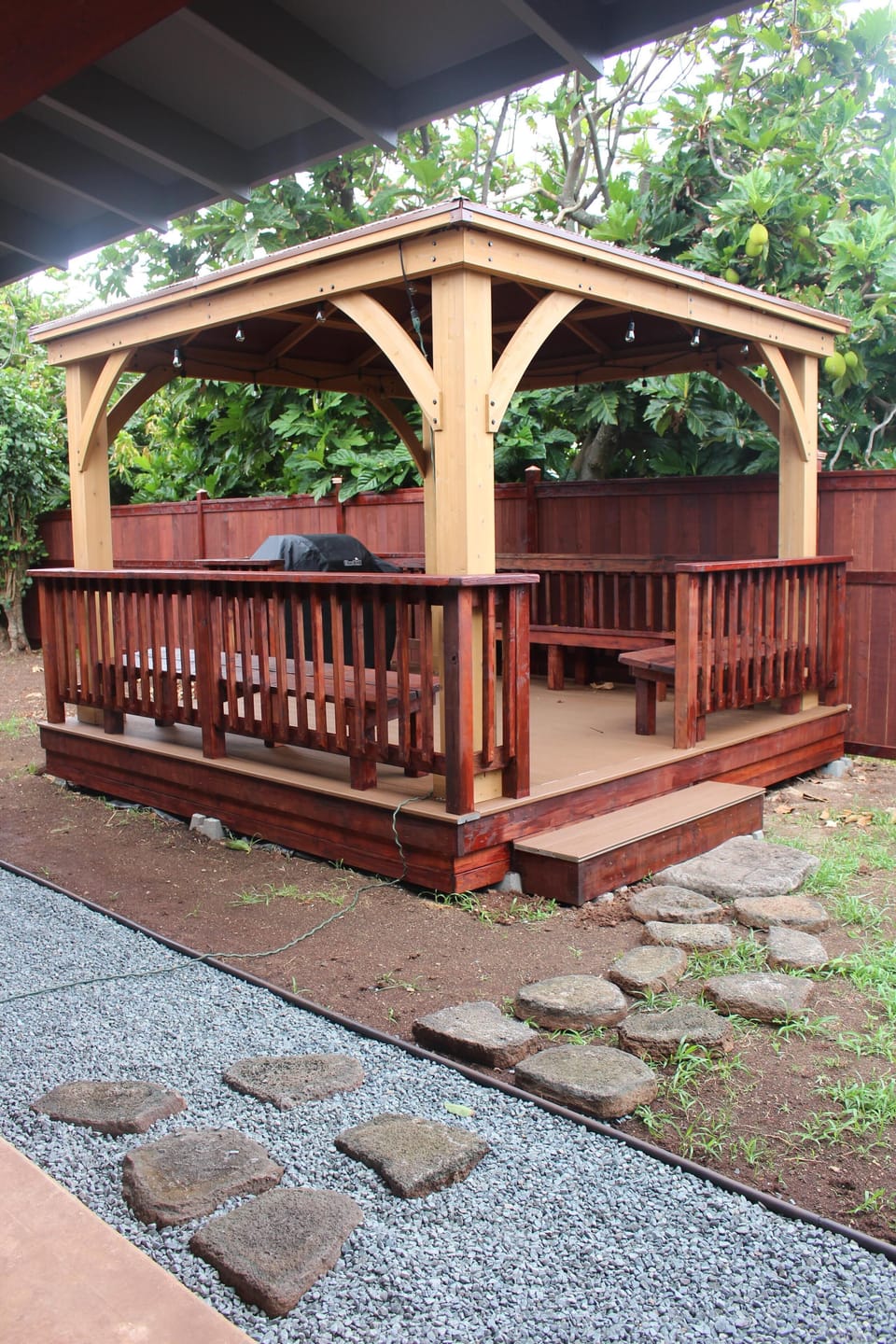 Deck and gazebo
