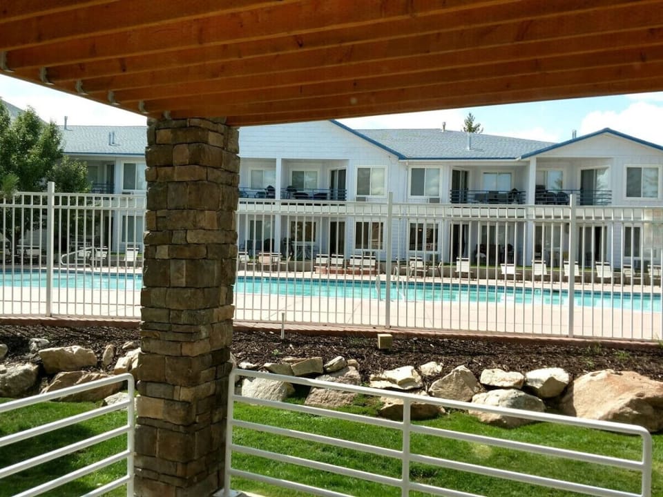 Community pool just steps away for sunny relaxation