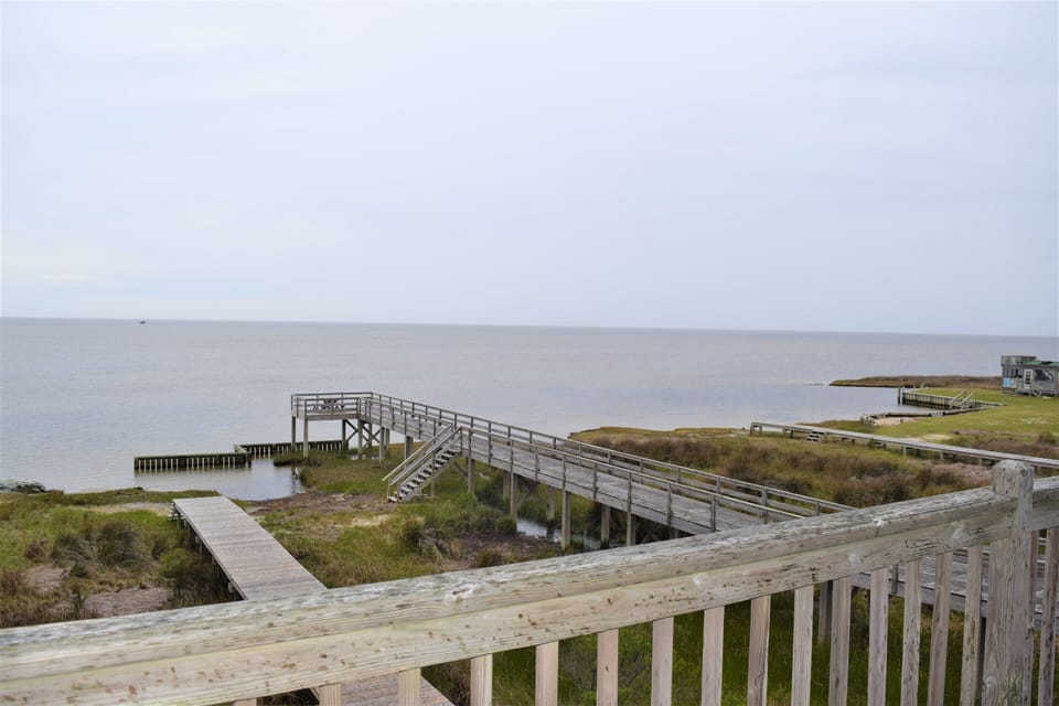 Walkway and dock, great access to the Sound.