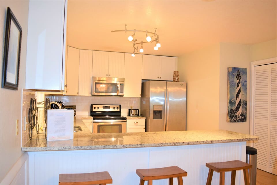 New kitchen in 2016.  New cabinets, granite, new stainless steel appliances.