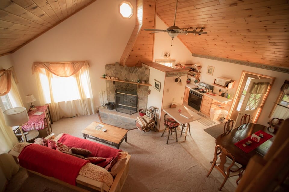 The Cedar House Living/Dining Area