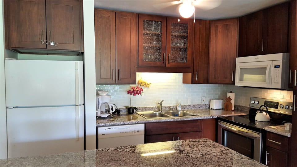 All new cabinets and granite counter tops.
