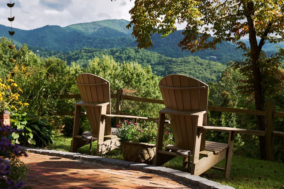 Adirondacks to enjoy the view