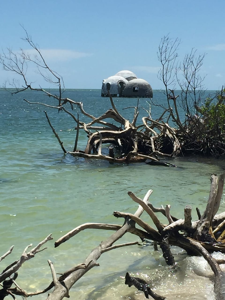 Cape Romano Dome Houses. Sadly lost to the sea after Hurricane Ian.