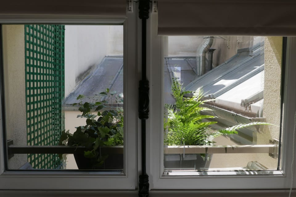 Cosy 5 - Bathroom window, charming view on roofs
