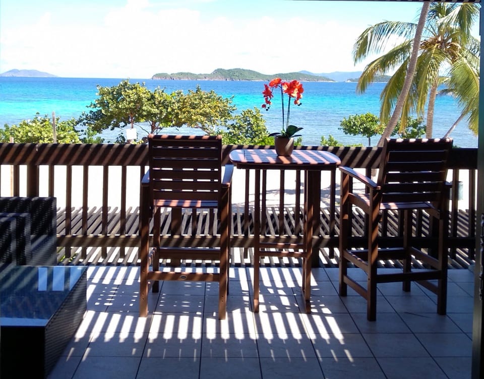 You cannot beat this view! A bright sunny morning on the B207's deck!