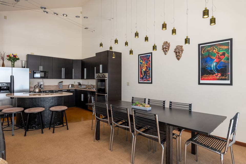 Dining and Kitchen area