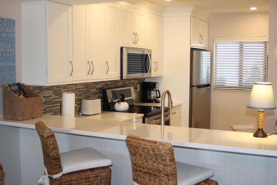 Renovated kitchen.