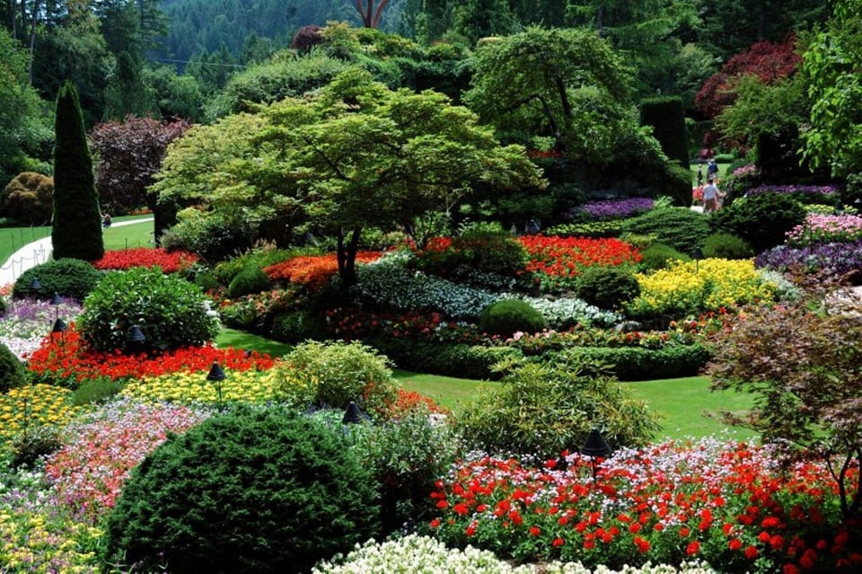 Beautiful Butchart Gardens - a must see in any season - plus delightful dining.