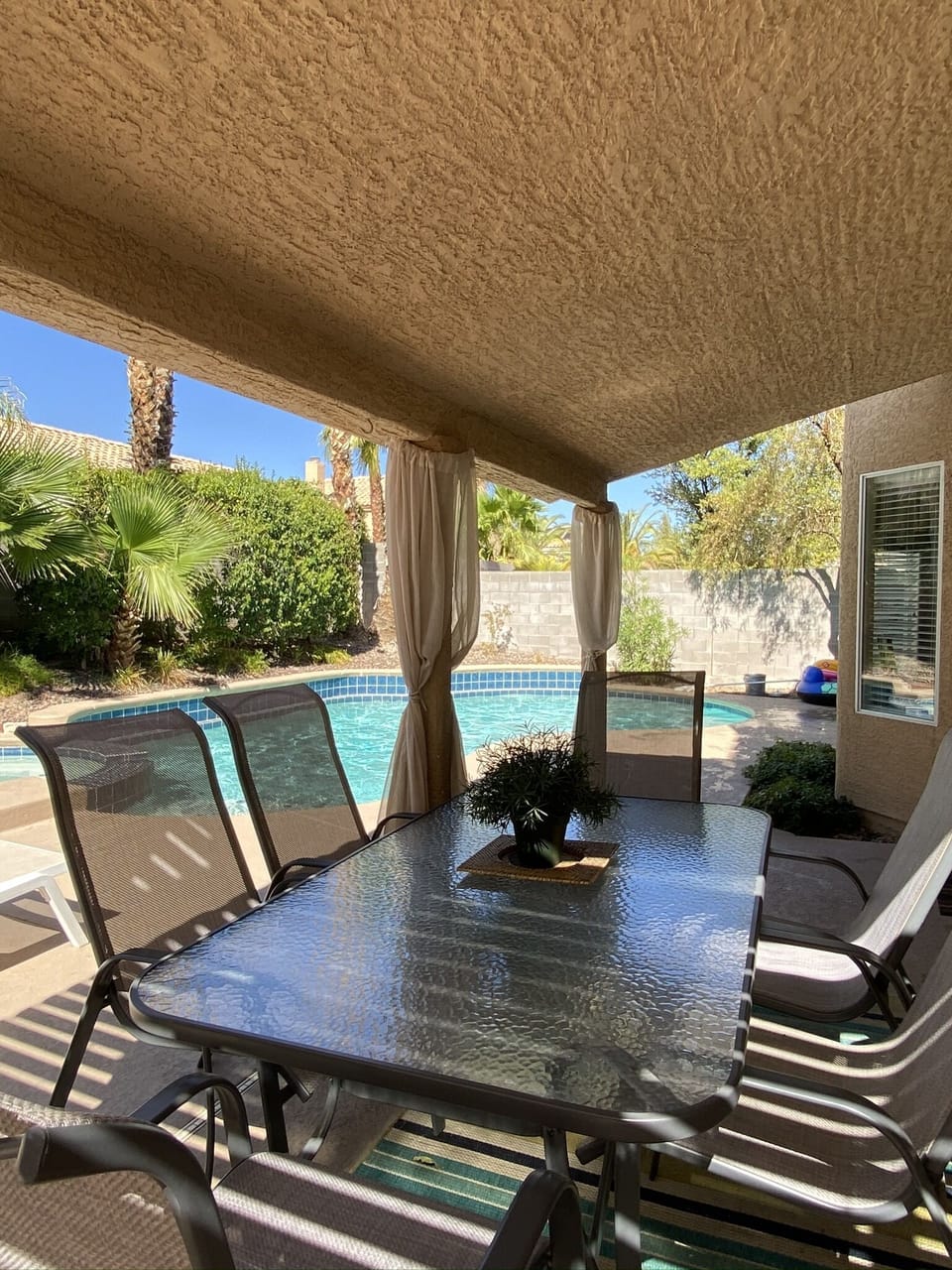Poolside Shaded Patio