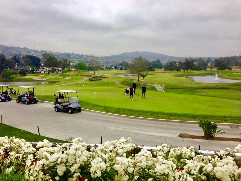 Spectacular golf course views