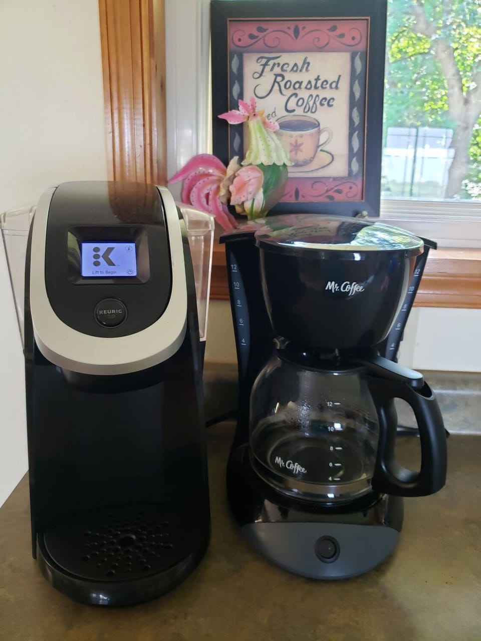 Auto drip and Keurig