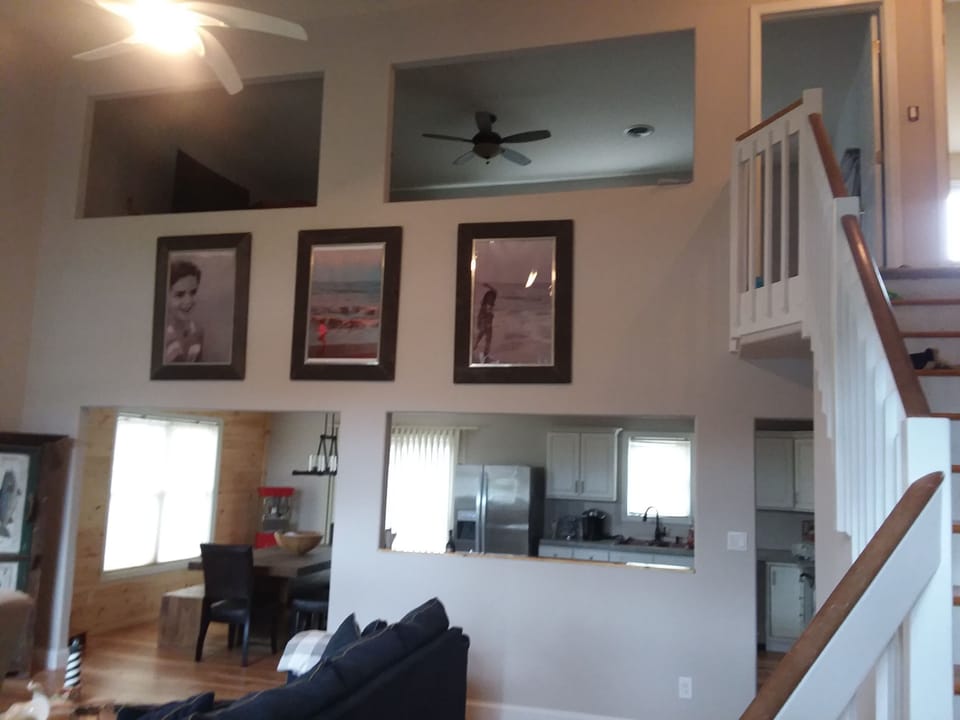 LIVING ROOM/STAIRWAY