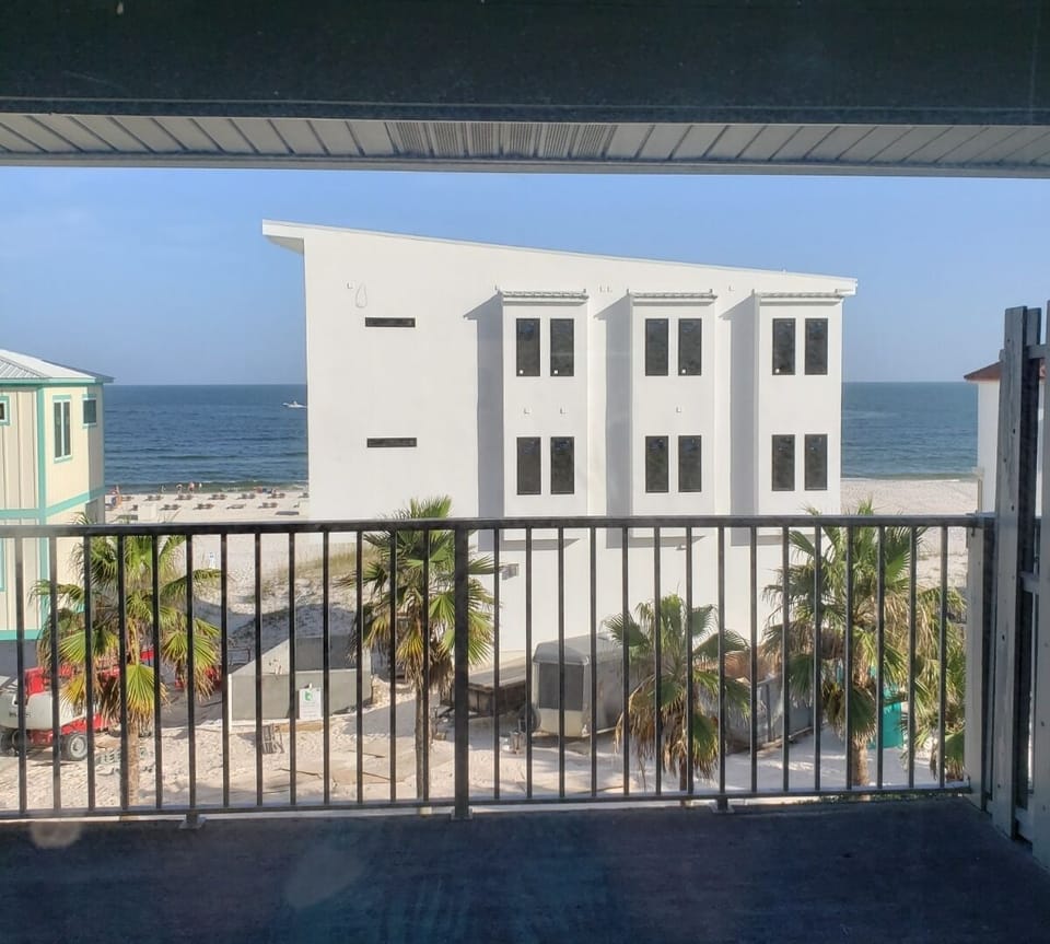Beach view from den