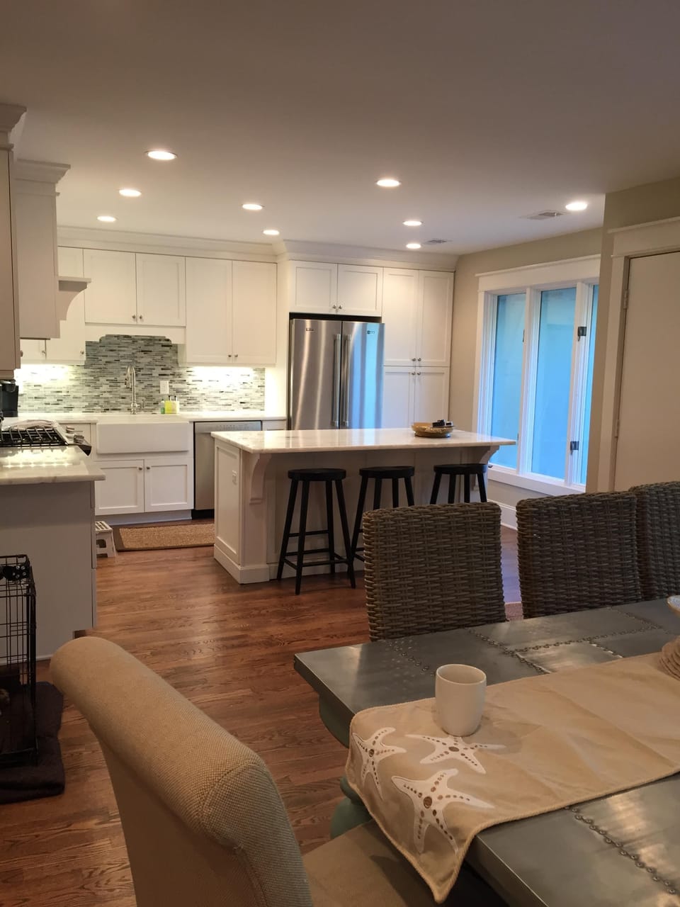 Looking into Kitchen from Dining
