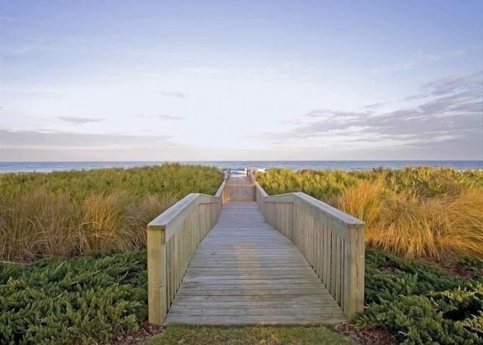 Walkways to beach
