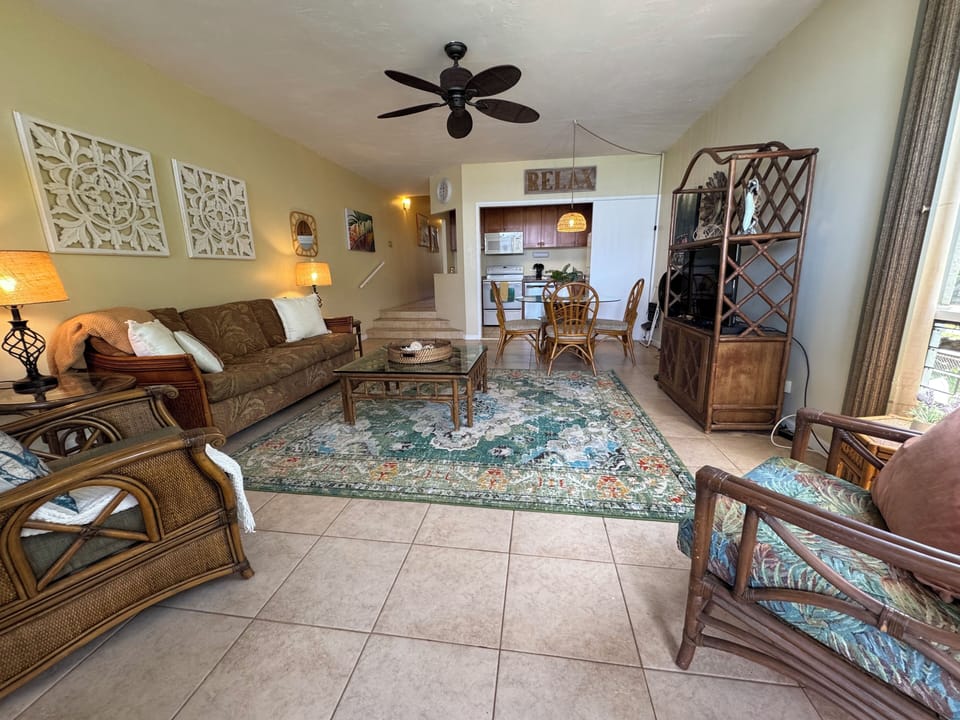 B206 Sunken Living Room and Kitchen