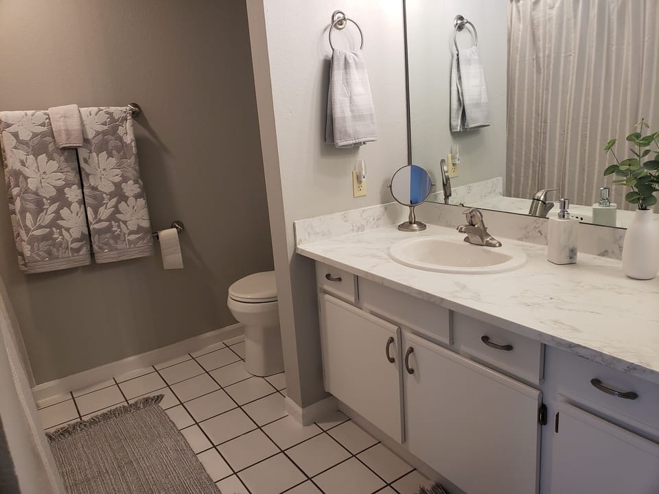 Master bath w/jetted tub