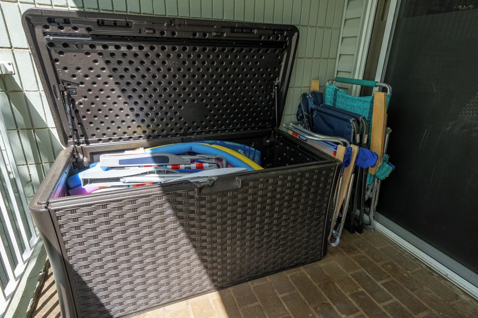 Storage for beach items
