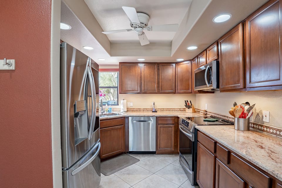 Our Kitchen with new Bosch 800 series dishwasher.