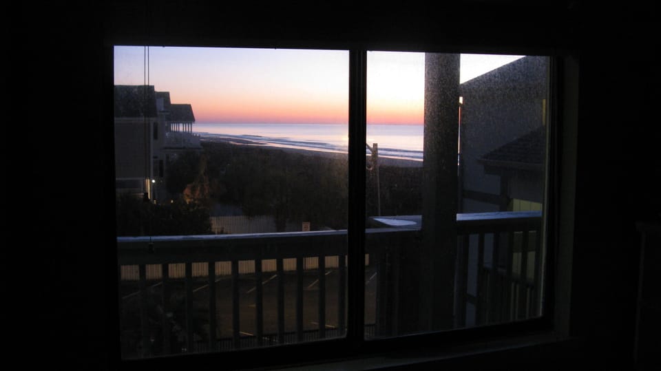 Twin Bedroom View of Sunset