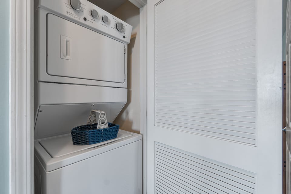 Washer and dryer in unit!