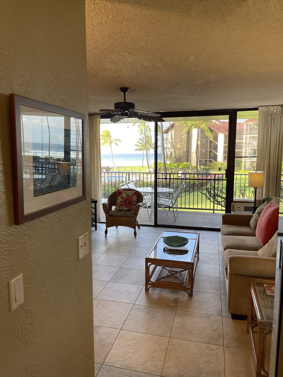 Living Space just off the kitchen with a great view!