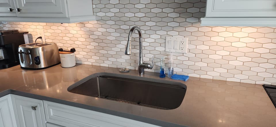 One bowl stainless steel sink changed out in 2026