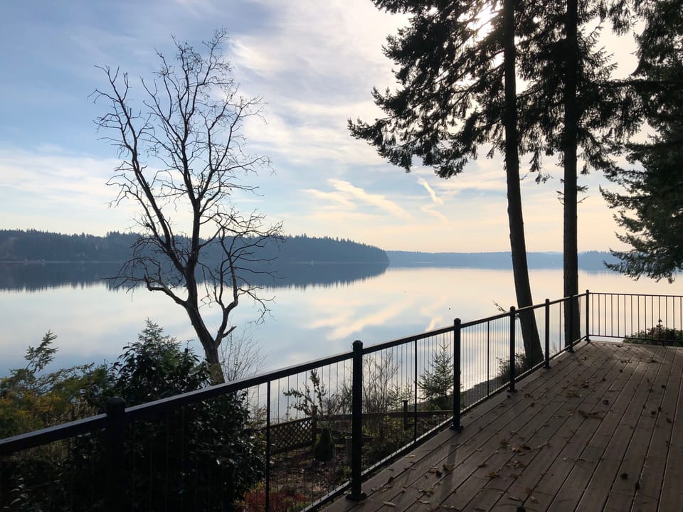 View of Eld Inlet from new deck