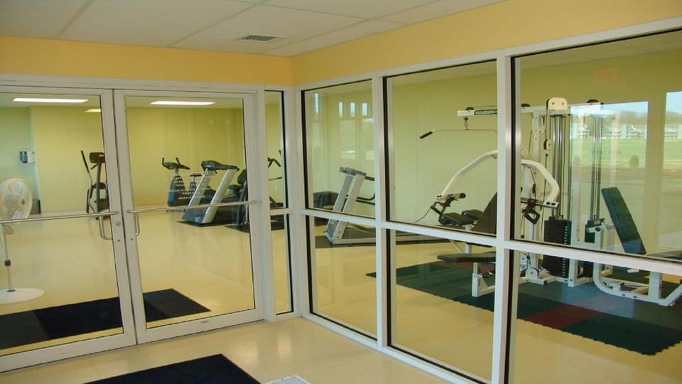 Gym located at the clubhouse.