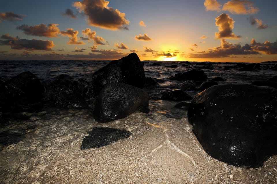Sunrise walking the beach